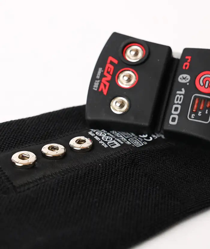 Heat sock 6.1 toe cap merino compression - Lenz Products