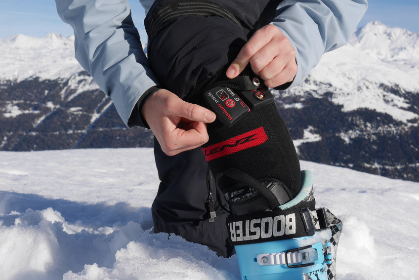 Chaussettes de ski chauffantes HEATED SOCKS + BATTERIES S-PACK