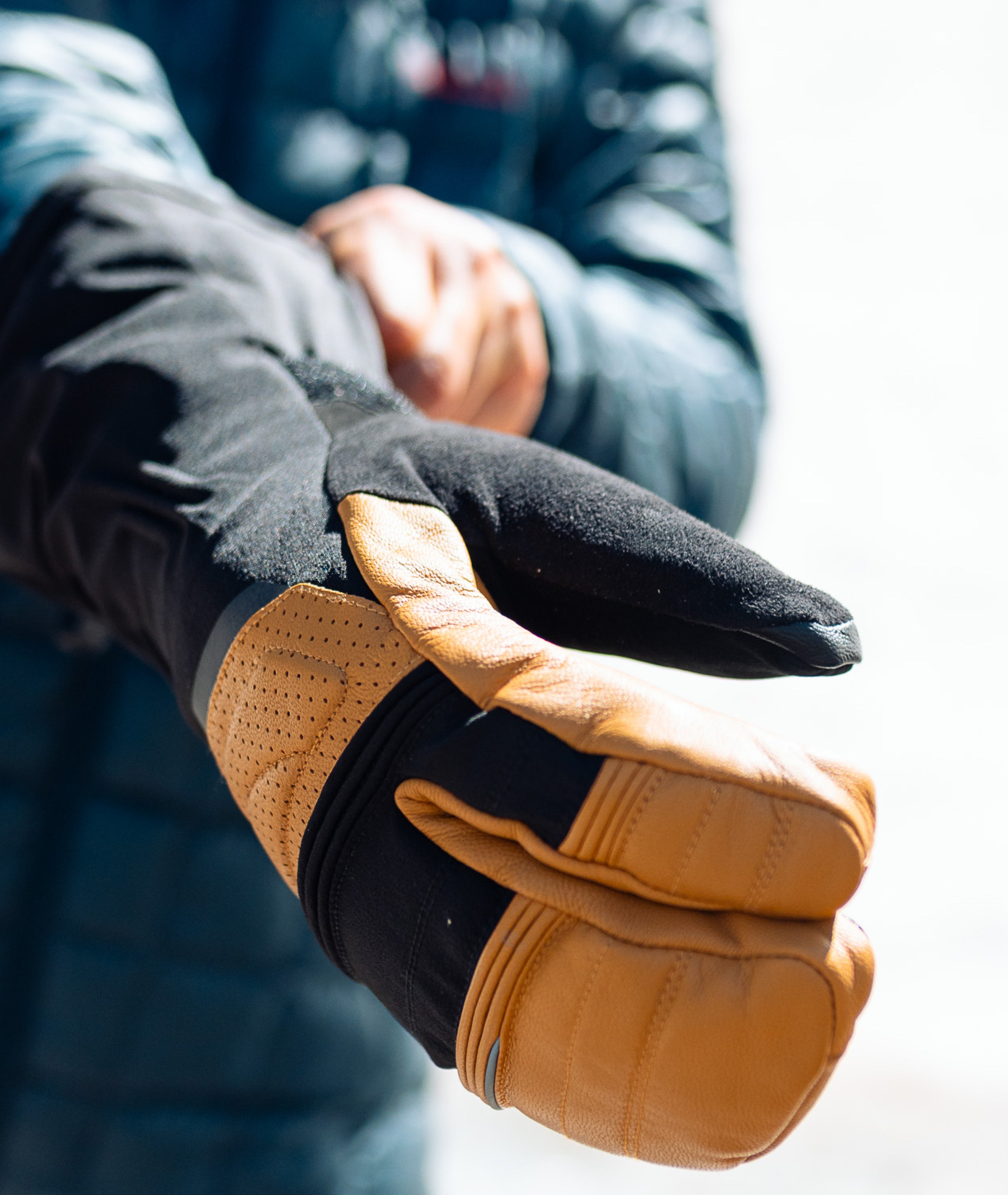 Heat glove 8.0 finger cap lobster unisex | Lenz heated gloves