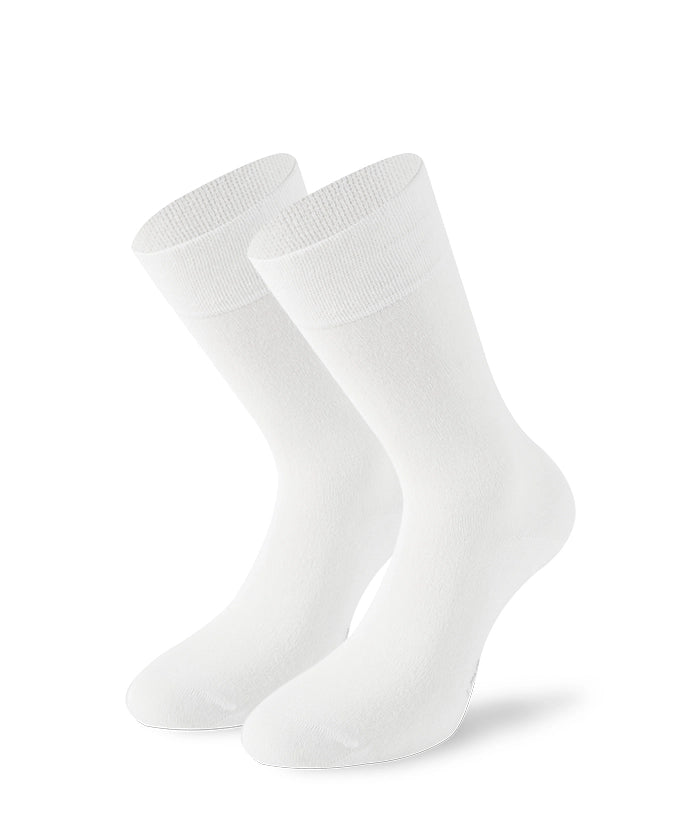 2 Paar weisse Bambus Socken