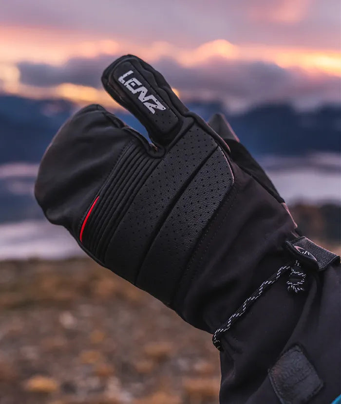 crane handschuhe Beheizte Handschuhe Lobster 9.0 Herren für lange Skitage
