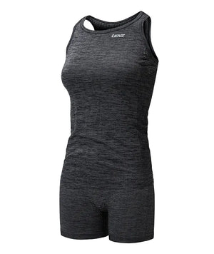 Set: Performance wear tank top + boxer pants – women carbon