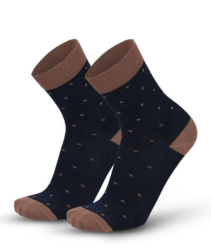 Soft Touch socks women – dots, brown