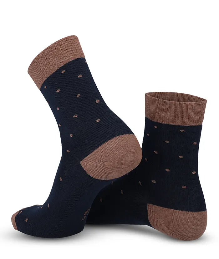 Soft Touch socks women – dots, brown