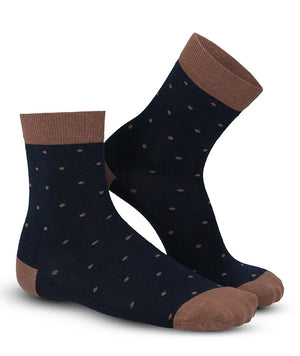 Soft Touch socks women – dots, brown