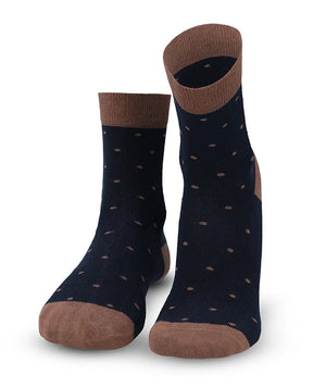 Soft Touch socks women – dots, brown