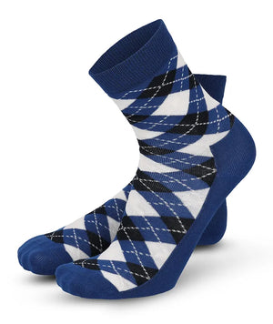 Soft Touch socks women – blue rhombus