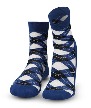 Soft Touch socks women – blue rhombus