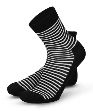 Soft Touch Damen Socken – Streifen Schwarz