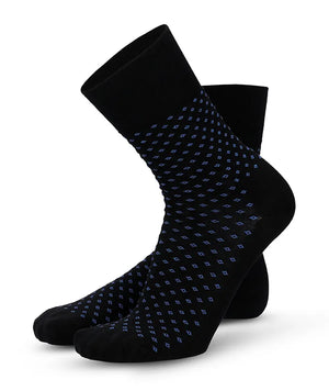 Soft Touch chaussettes homme – pois bleues