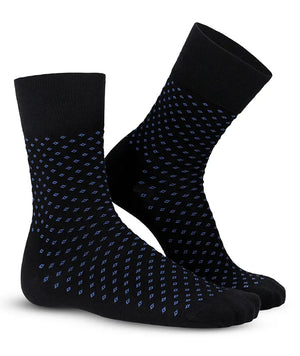 Soft Touch chaussettes homme – pois bleues