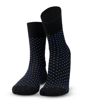 Soft Touch chaussettes homme – pois bleues
