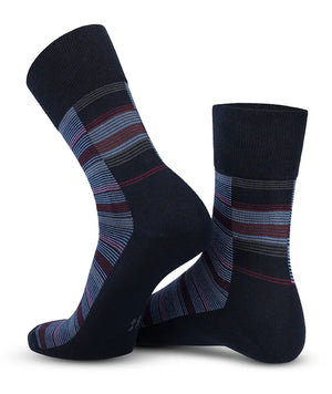 Soft Touch chaussettes homme – rayures multiples