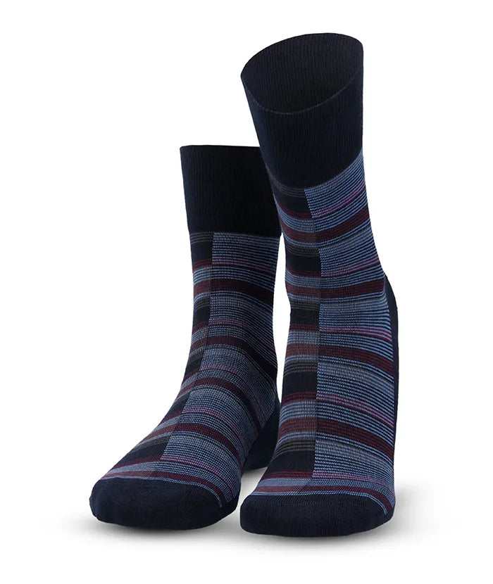 Soft Touch chaussettes homme – rayures multiples