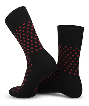 Soft Touch chaussettes homme – pois rouges