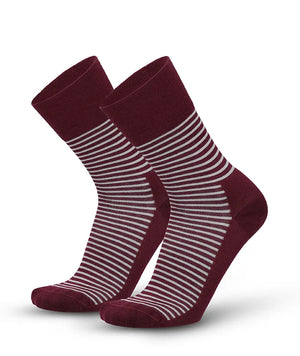Soft Touch chaussettes homme – rayures, rouges