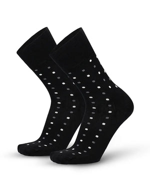 Soft Touch chaussettes homme – pois blancs