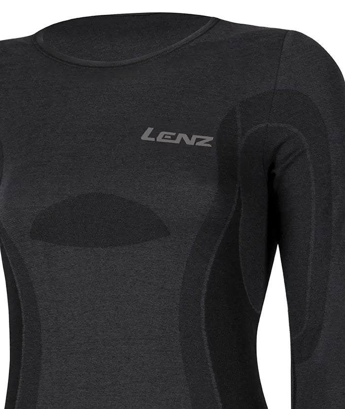 Set : Merino sous-vêt’ fonctionnels à col rond + pantalon 3/4 femme