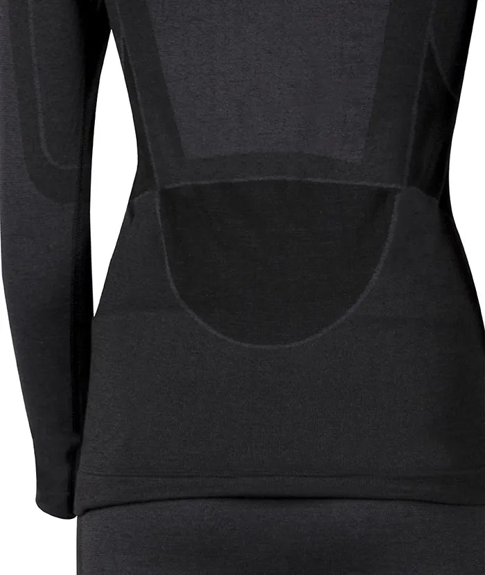 Set : Merino sous-vêt’ fonctionnels à col rond + pantalon 3/4 femme