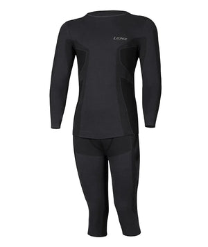 Set : Merino sous-vêt’ fonctionnels à col rond + pantalon 3/4 homme