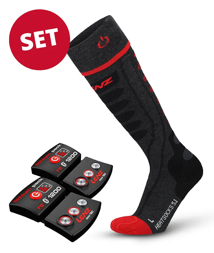 Set : Chaussettes Chauffantes 5.1 Toe Cap Regular Fit + rcB 1200