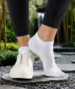 Chaussettes sneakers en bambou Soft Touch Short Cut