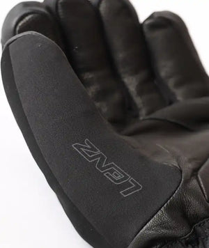 Lenz Gants Chauffants 6.0 Finger Cap Men Black Gants de ski : Snowleader